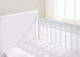 Breathable Baby Airflow Cot Liner Two Sided White - Sleek Choice