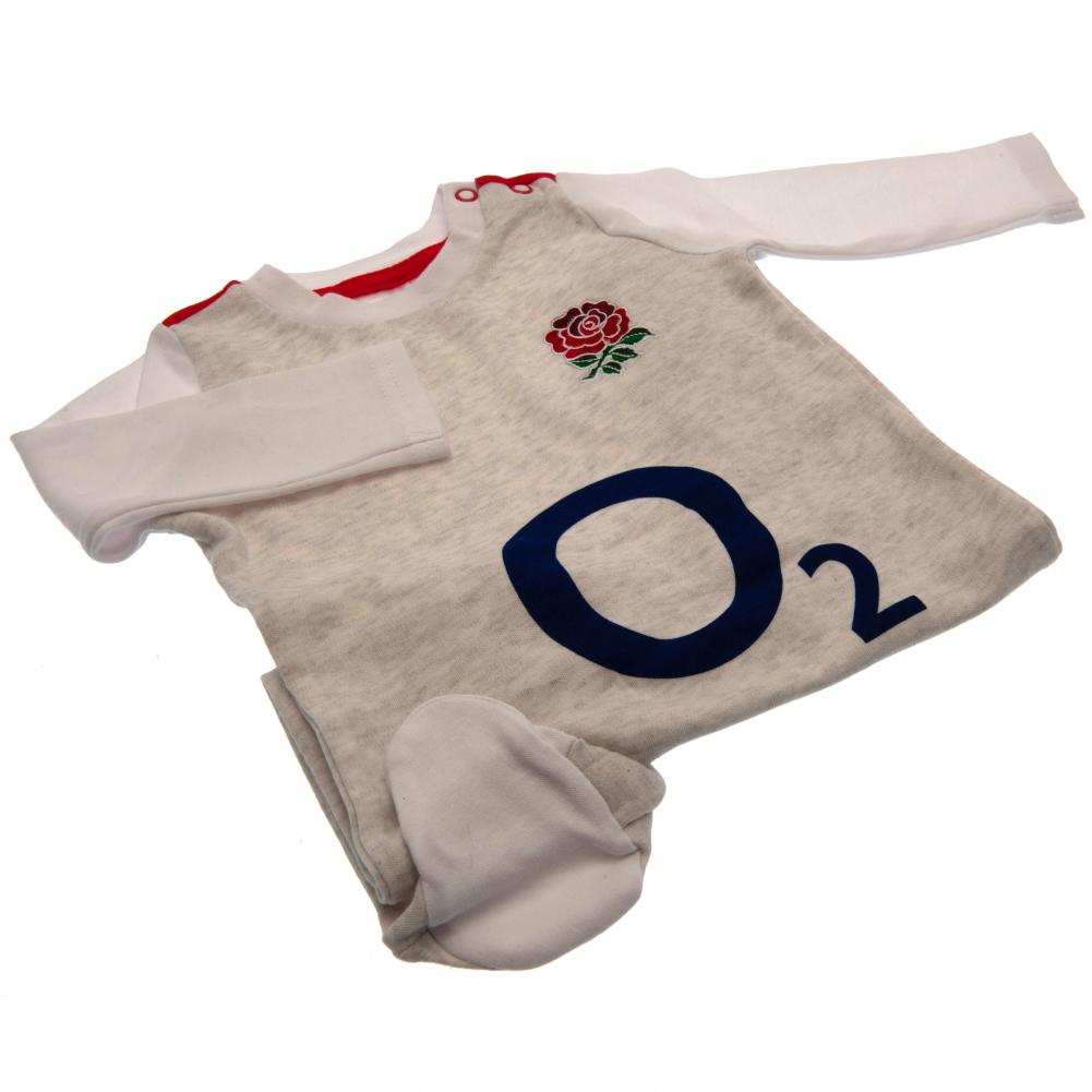 England RFU Sleepsuit 12/18 mths GR - Sleek Choice UK