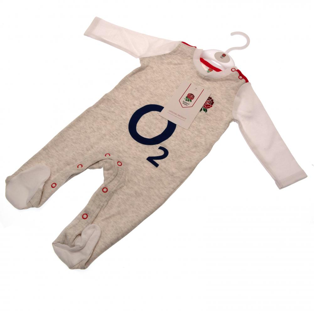England RFU Sleepsuit 12/18 mths GR - Sleek Choice UK