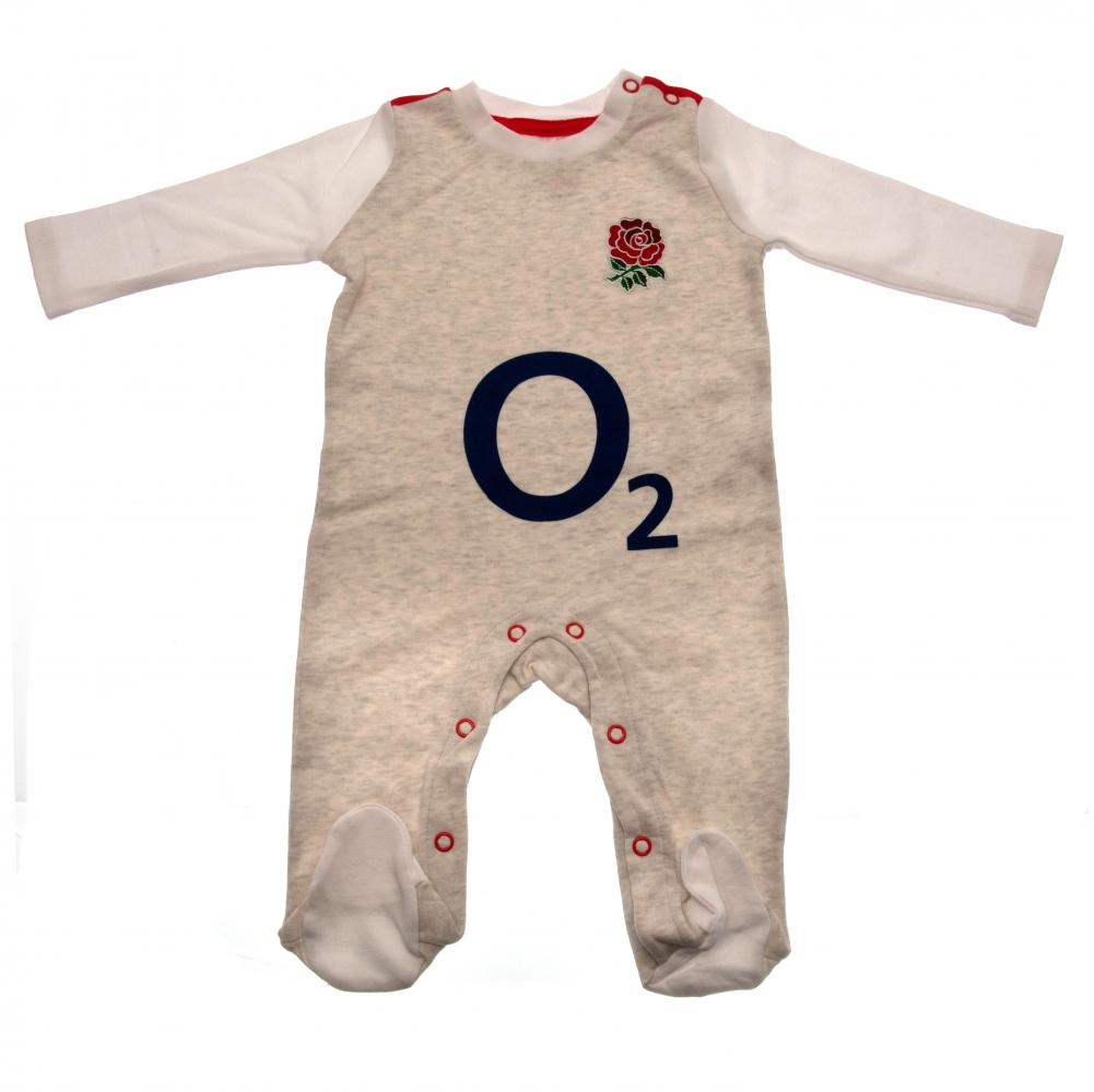England RFU Sleepsuit 12/18 mths GR - Sleek Choice UK