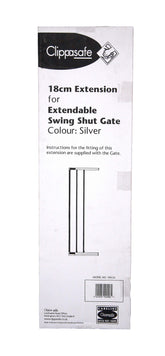 Clippasafe Swing Shut Gate Extension 18cm