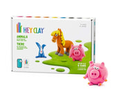 Hey Clay 6 Can Set Animals - Sleek Choice