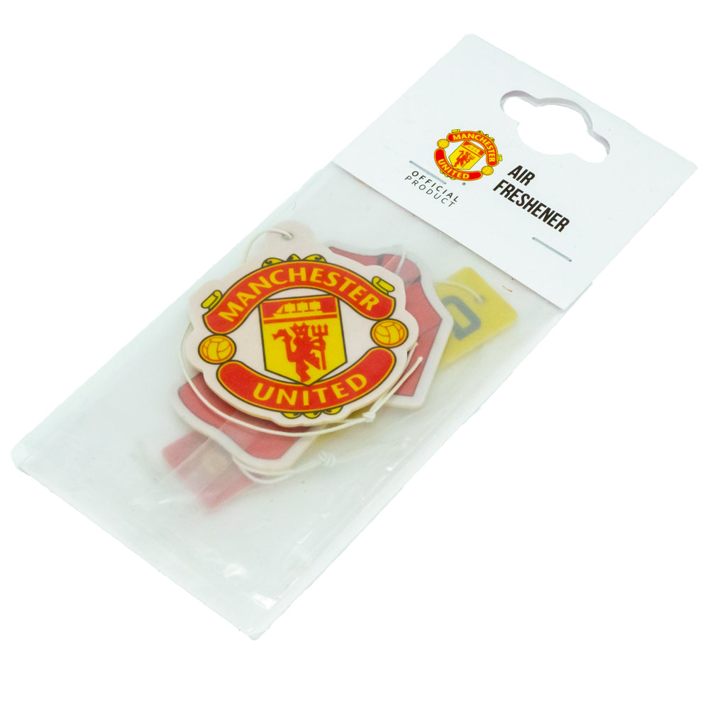 Manchester United FC 3pk Air Freshener - Sleek Choice UK