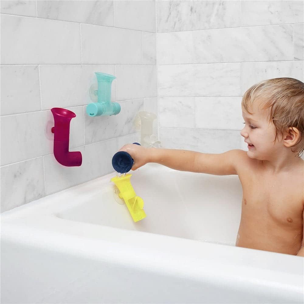 Boon Bath Pipes Bath Toy - 5 Piece - Sleek Choice