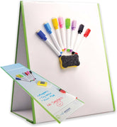 Magic Whiteboard Easel for Kids A3 With 8 Colour Pens & Eraser