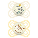 MAM Perfect Night Soothers 2-6 Months (Pack of 2)