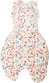 Purflo Swaddle To Sleep Bag 2.5 Tog Botanical 0-4M