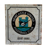 Newcastle United FC Retro Logo Sign