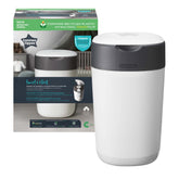 Tommee Tippee Nappy Disposal Twist & Click Tub White