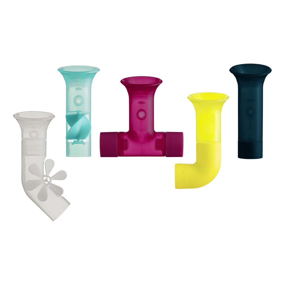 Boon Bath Pipes Bath Toy - 5 Piece - Sleek Choice