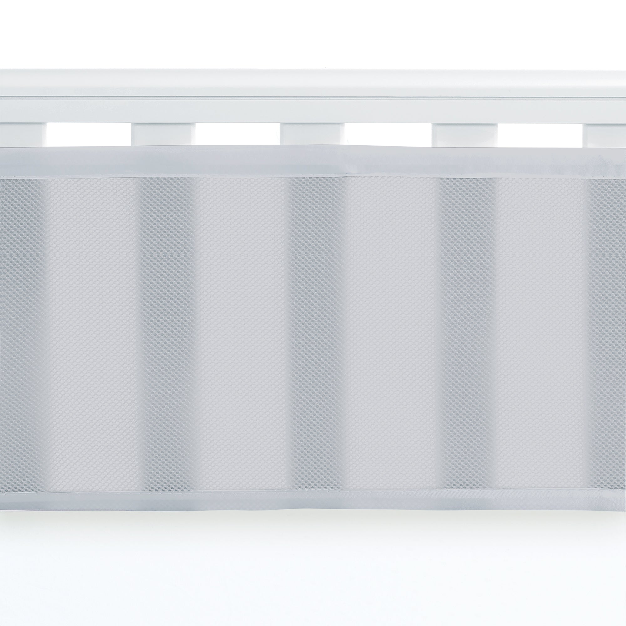 Breathable Baby Airflow Cot Liner Two Sided Grey - Sleek Choice