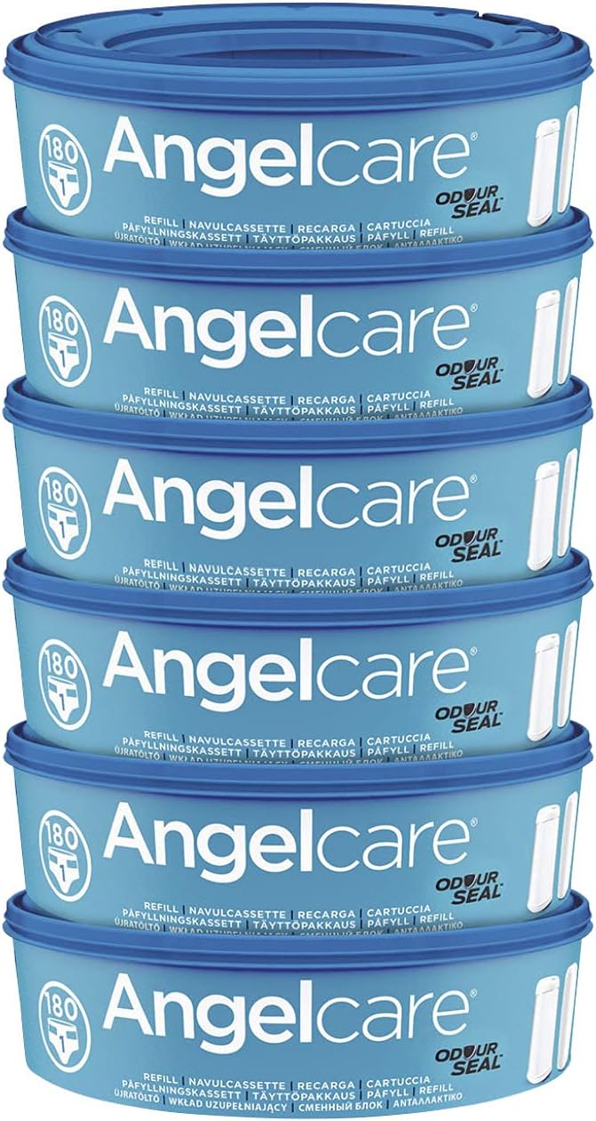 Angelcare Refill Cassettes 6 Pack - Sleek Choice UK