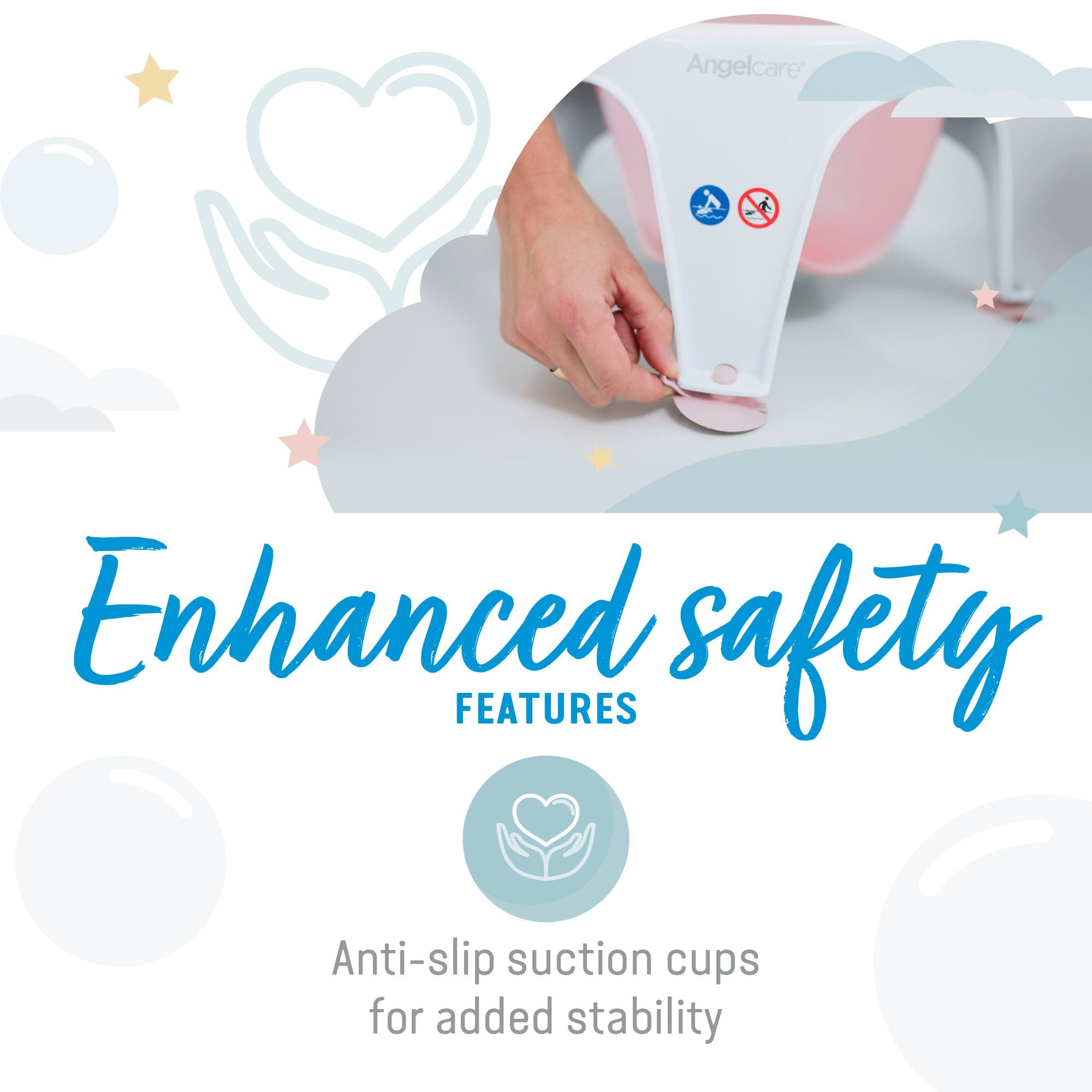 Angelcare Soft Touch Baby Bath Seat - Sleek Choice UK