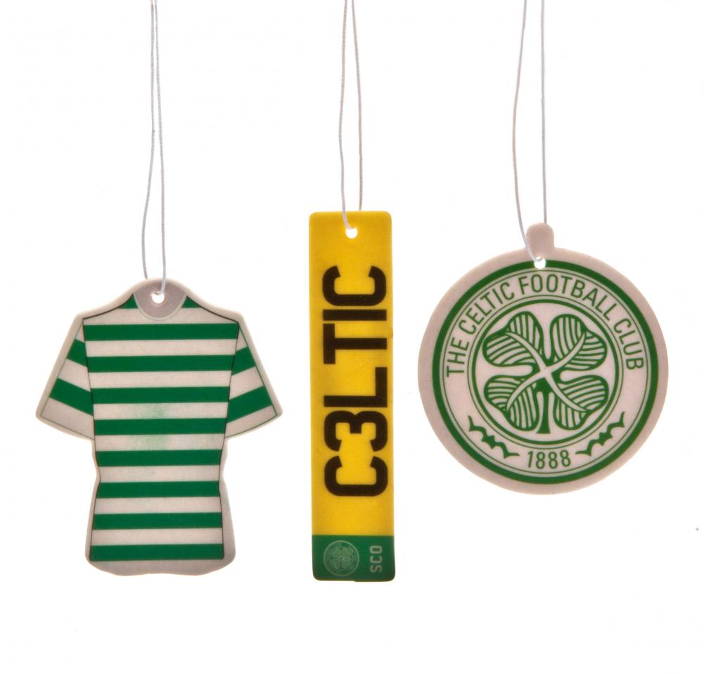 Celtic FC 3pk Air Freshener - Sleek Choice UK