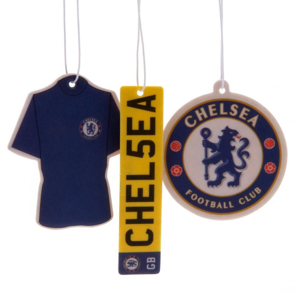 Chelsea FC 3pk Air Freshener - Sleek Choice UK