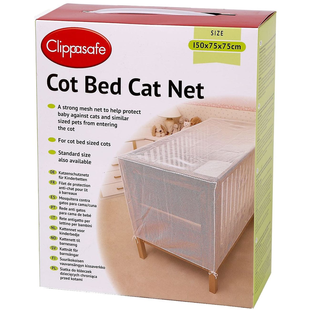 Clippasafe Cot Bed Cat Net - Sleek Choice UK