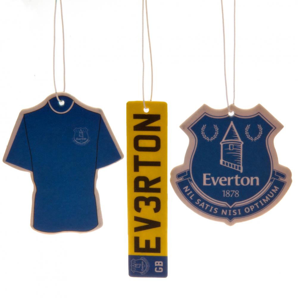 Everton FC 3pk Air Freshener - Sleek Choice UK