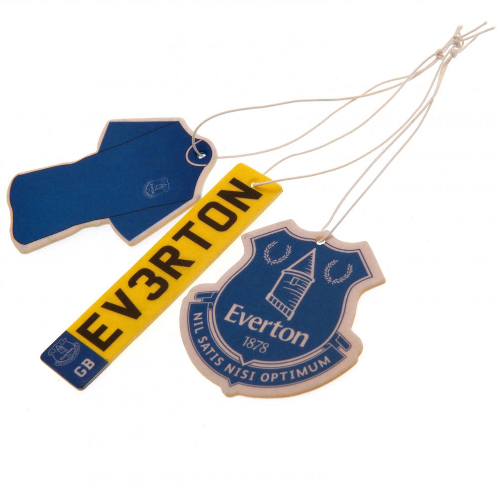 Everton FC 3pk Air Freshener - Sleek Choice UK