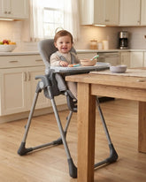 Flare Foldable High Chair - Grey