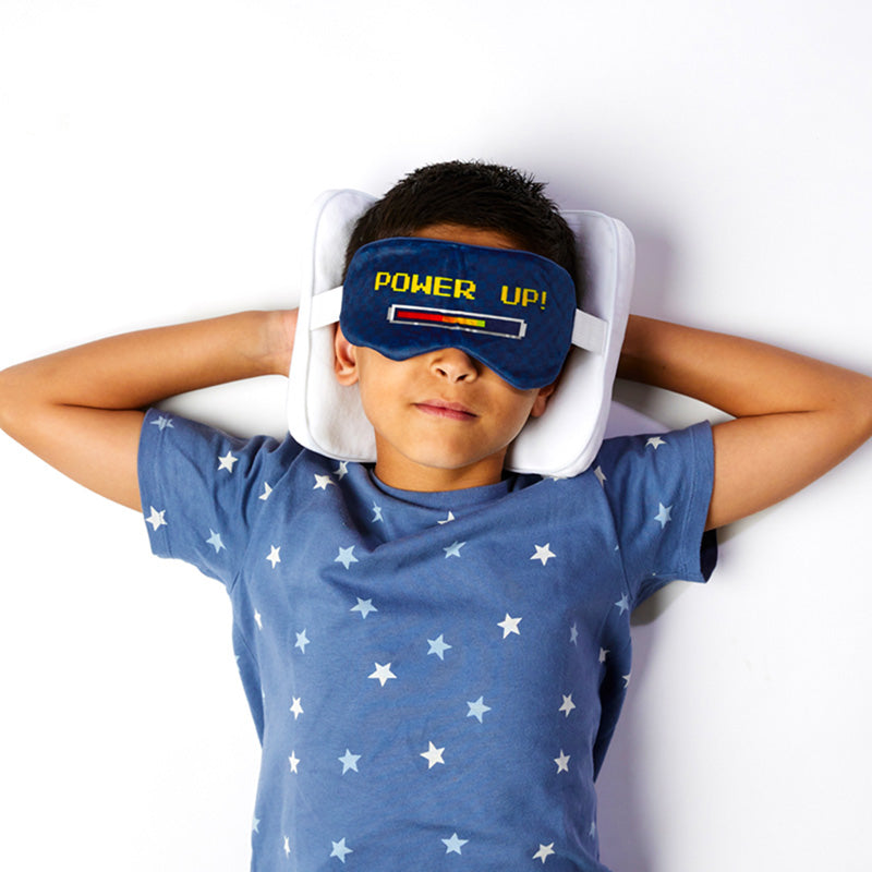 Game Over Kids Travel Pillow & Eye Mask - Sleek Choice UK