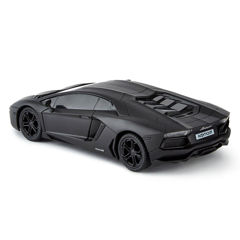 Lamborghini Aventador Radio Controlled Car 1:24 Scale Black - Sleek Choice UK