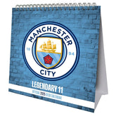 Manchester City FC Desktop Calendar 2025 - Sleek Choice UK