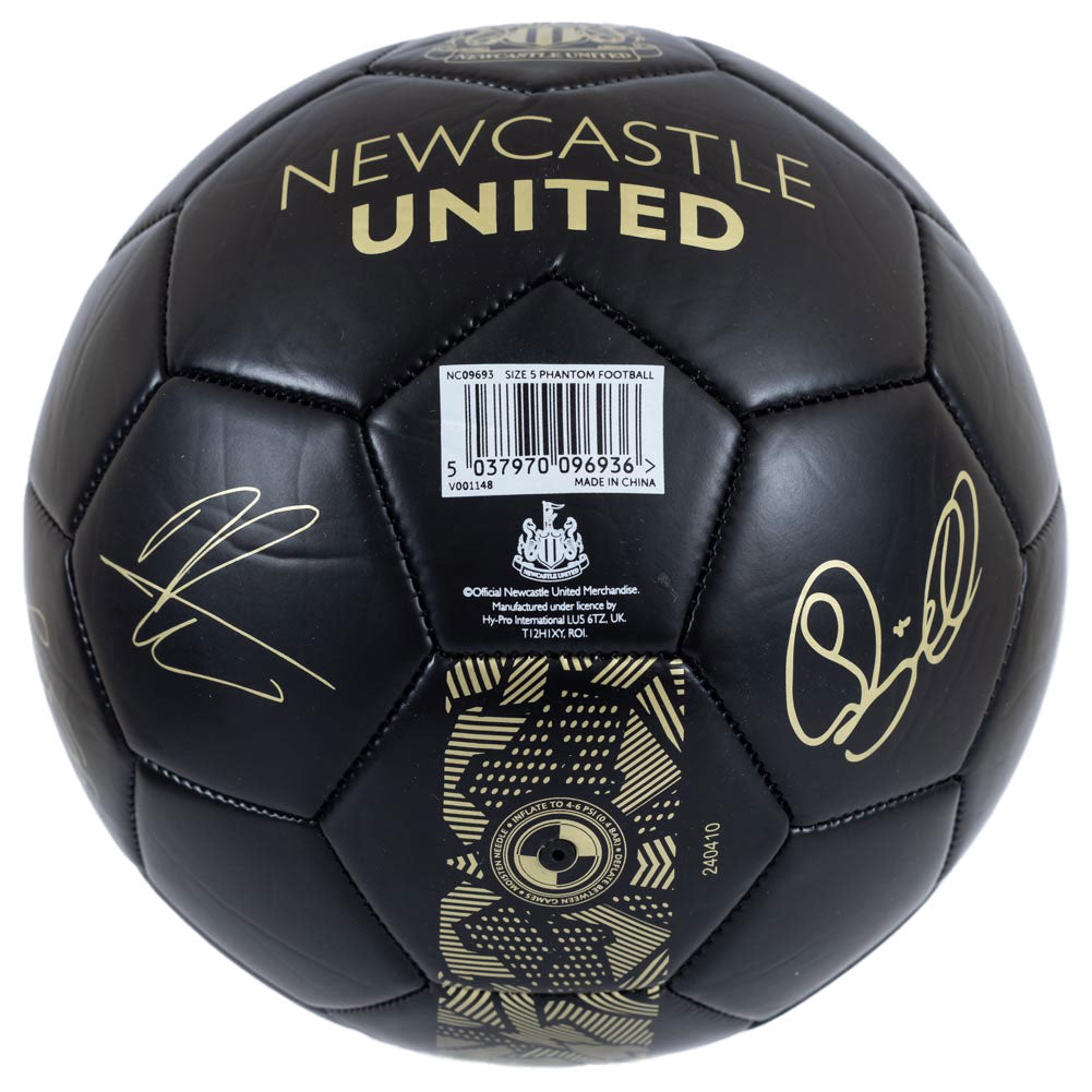 Newcastle United FC Sig Gold Phantom Football - Sleek Choice UK