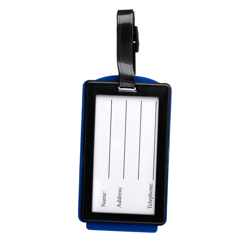 PVC Luggage Tag London Souvenir Union Jack Telephone Box - Sleek Choice UK