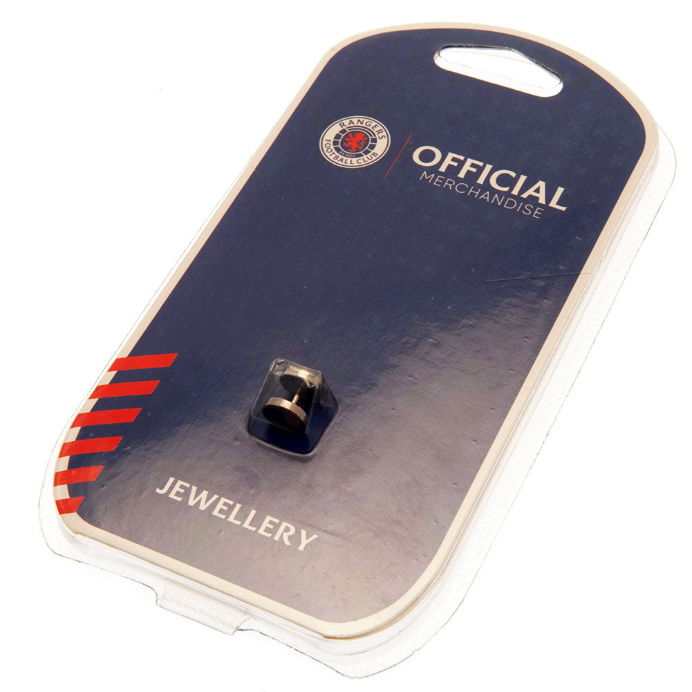 Rangers FC Ready Crest Stainless Steel Stud Earring - Sleek Choice UK