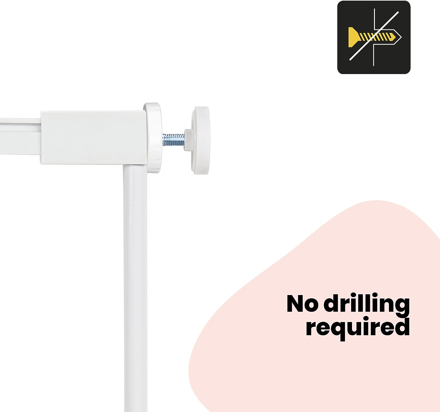 Gate Extension 7Cm For Simply Close / Flat Step - Sleek Choice UK