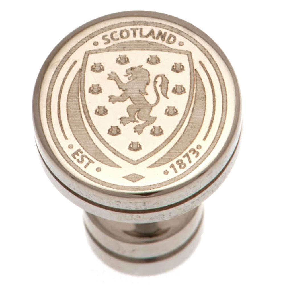 Scottish FA Stainless Steel Stud Earring - Sleek Choice UK
