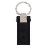 West Ham United FC Leather Key Fob Keyring