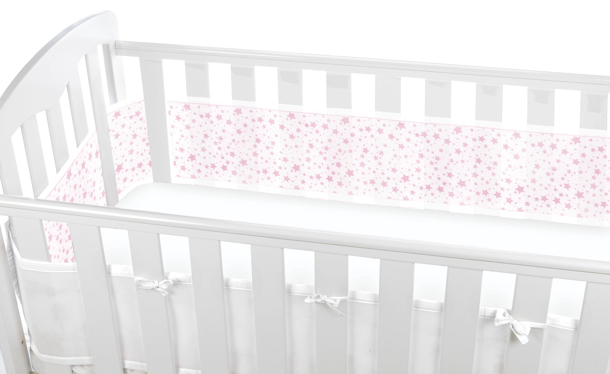 Mesh Liner Twinkle Pink Stars - Sleek Choice