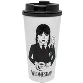 Wednesday Thermal Travel Mug With A Screw-Top Lid 450ml - Sleek Choice