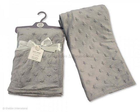 Sheldon Baby Wrap Star Embossed