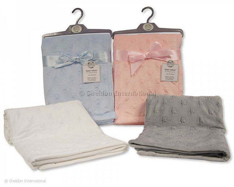 Sheldon Baby Wrap Star Embossed
