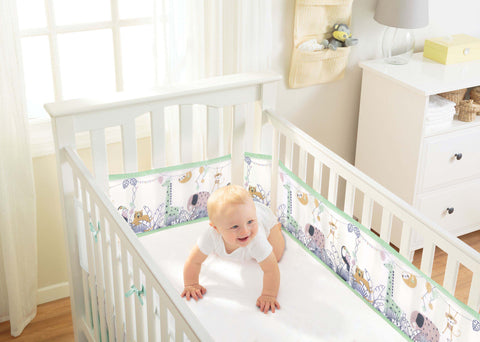 Breathable Baby Cot Mesh Liner Four Sided - Sleek Choice