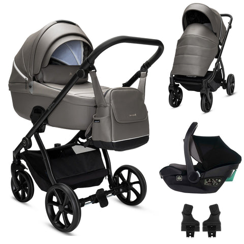 Noordi Fjordi V2 Leather 3in1 with Travel Carrier Car Seat