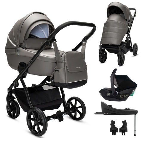 Noordi Fjordi V2 Leather 3in1 with Travel Carrier Car Seat
