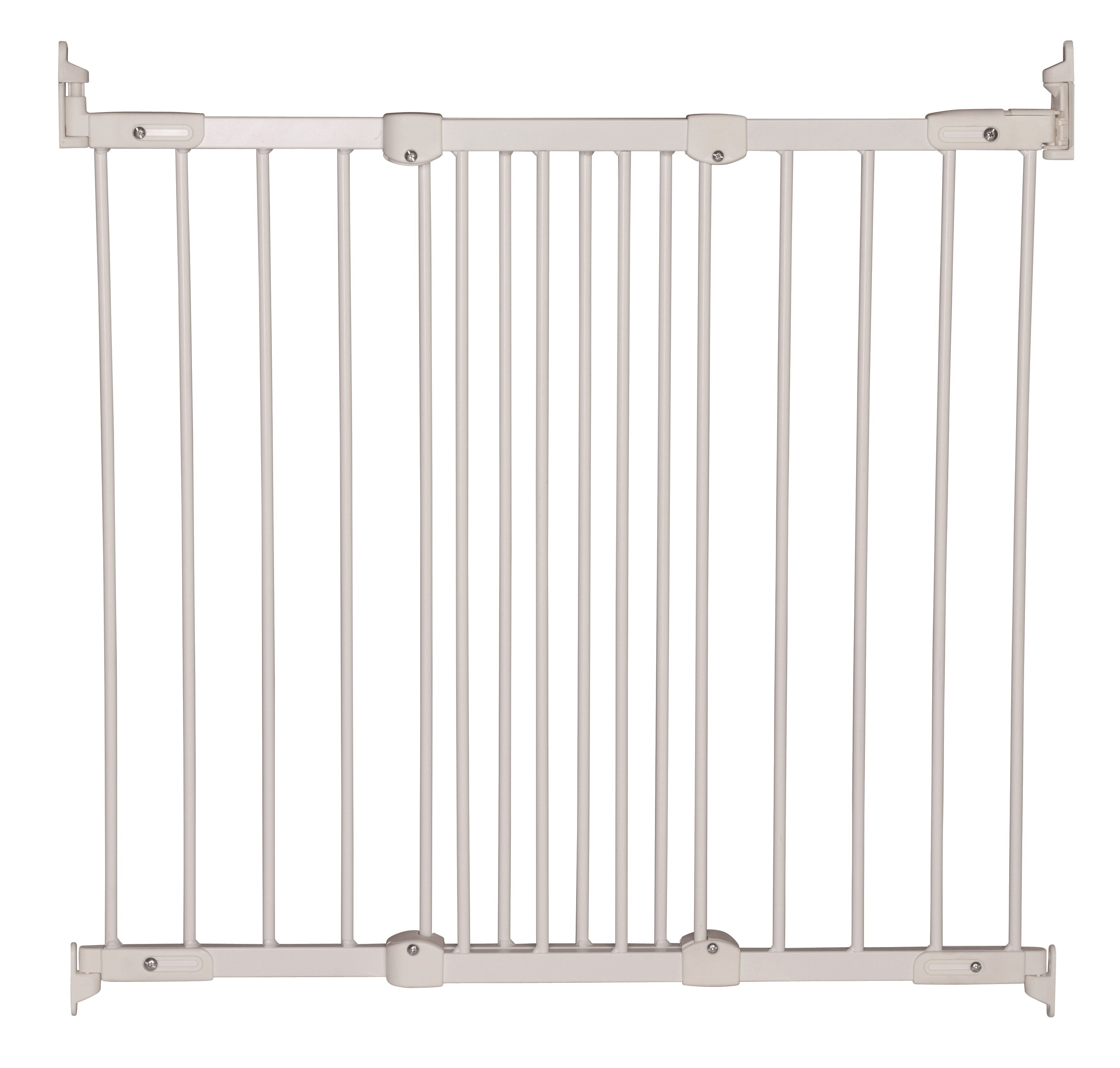 BabyDan EBBA Safety Gate Metal White - Sleek Choice