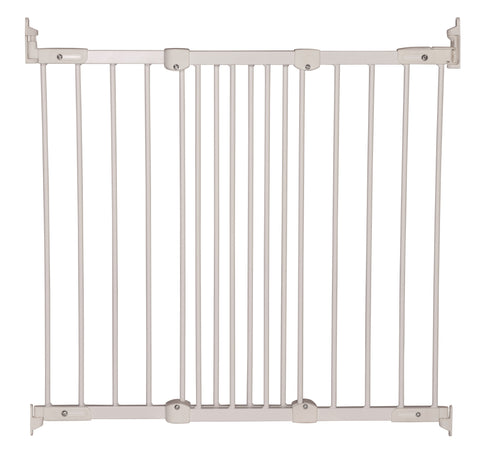 BabyDan EBBA Safety Gate Metal White - Sleek Choice