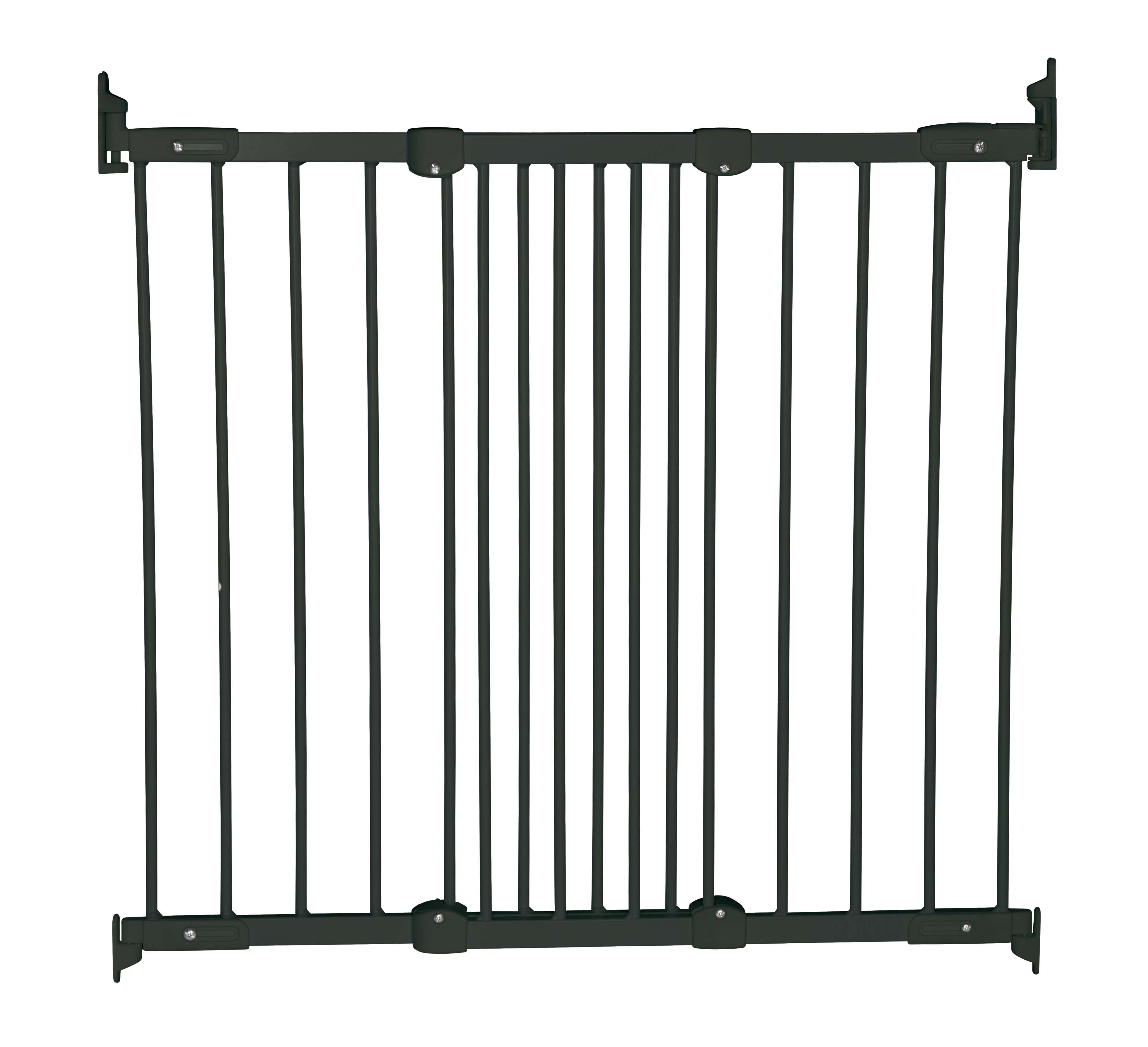 BabyDan EBBA Safety Gate Metal Black - Sleek Choice