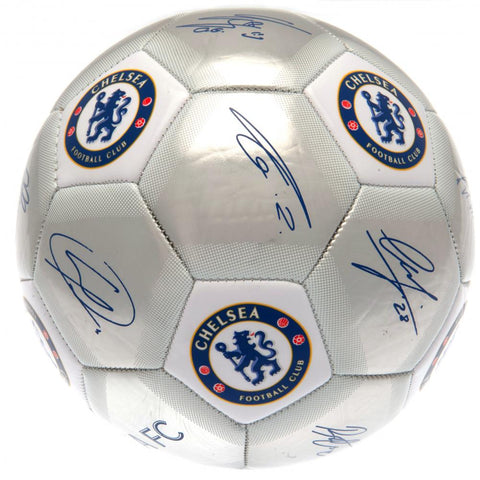 Chelsea FC Sig Silver Football