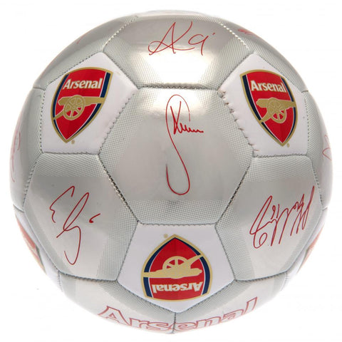 Arsenal FC Sig Silver Football