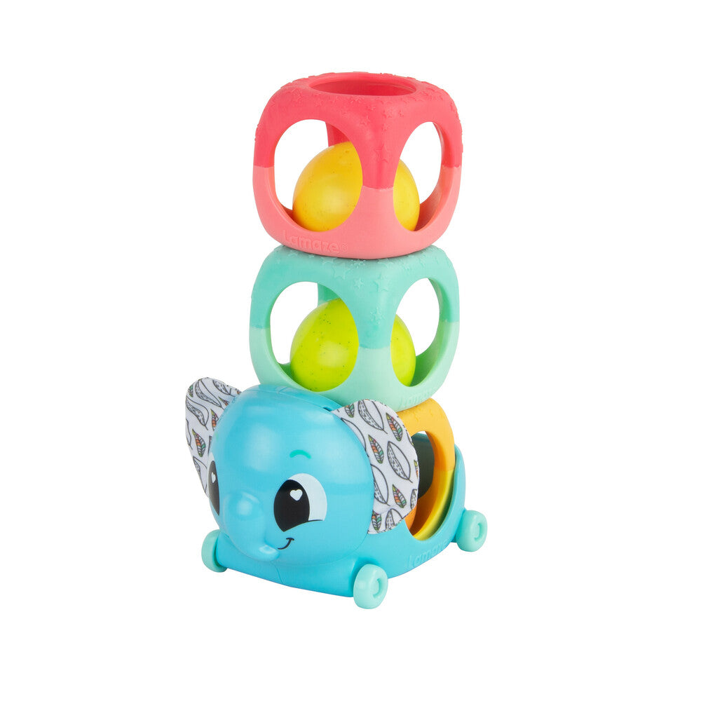 Lamaze Stack Rattle & Roll Block Set - Sleek Choice