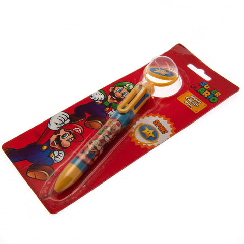 Super Mario Multi Coloured Pen - Sleek Choice Uk