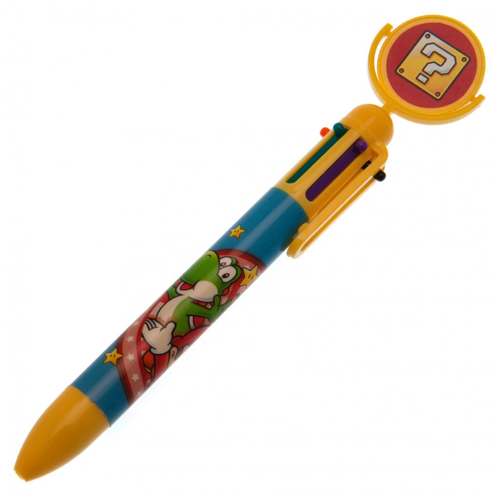 Super Mario Multi Coloured Pen - Sleek Choice Uk