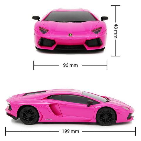 Lamborghini Aventador Radio Controlled Car 1:24 Scale Pink