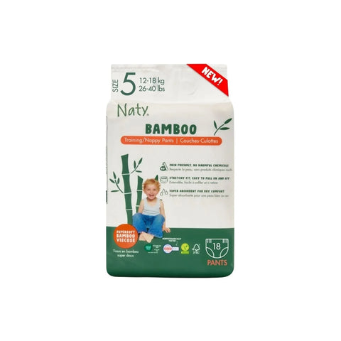 Naty Bamboo Viscose Nappy Pants Size 5 - 18 nappies
