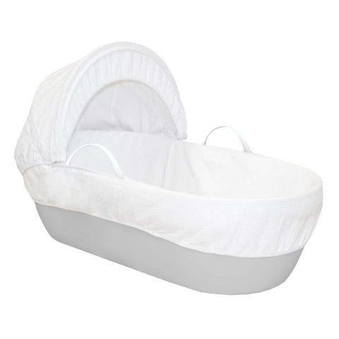 Shnuggle Classic Moses Basket Pebble Grey - Sleek Choice